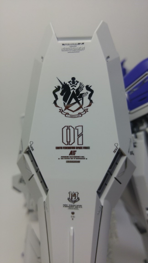 Delpi Metal Sticker (สติกเกอร์โลหะ) MG RX-93-2 Hi-V Gundam Ver.Ka (Silver)