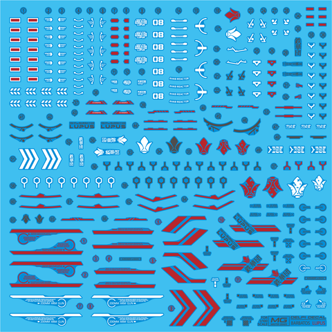 Delpi Decal (ดีคอลน้ำ) MG BARBATOS LUPUS Delpi Decal