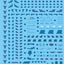 Delpi Decal (ดีคอลน้ำ) RG RX-98V (Double Fin Funnel) Delpi Decal