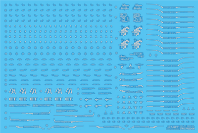 Delpi Water Decal (ดิแคลน้ำ) MGEX Strike Freedom Gundam Delpi Decal