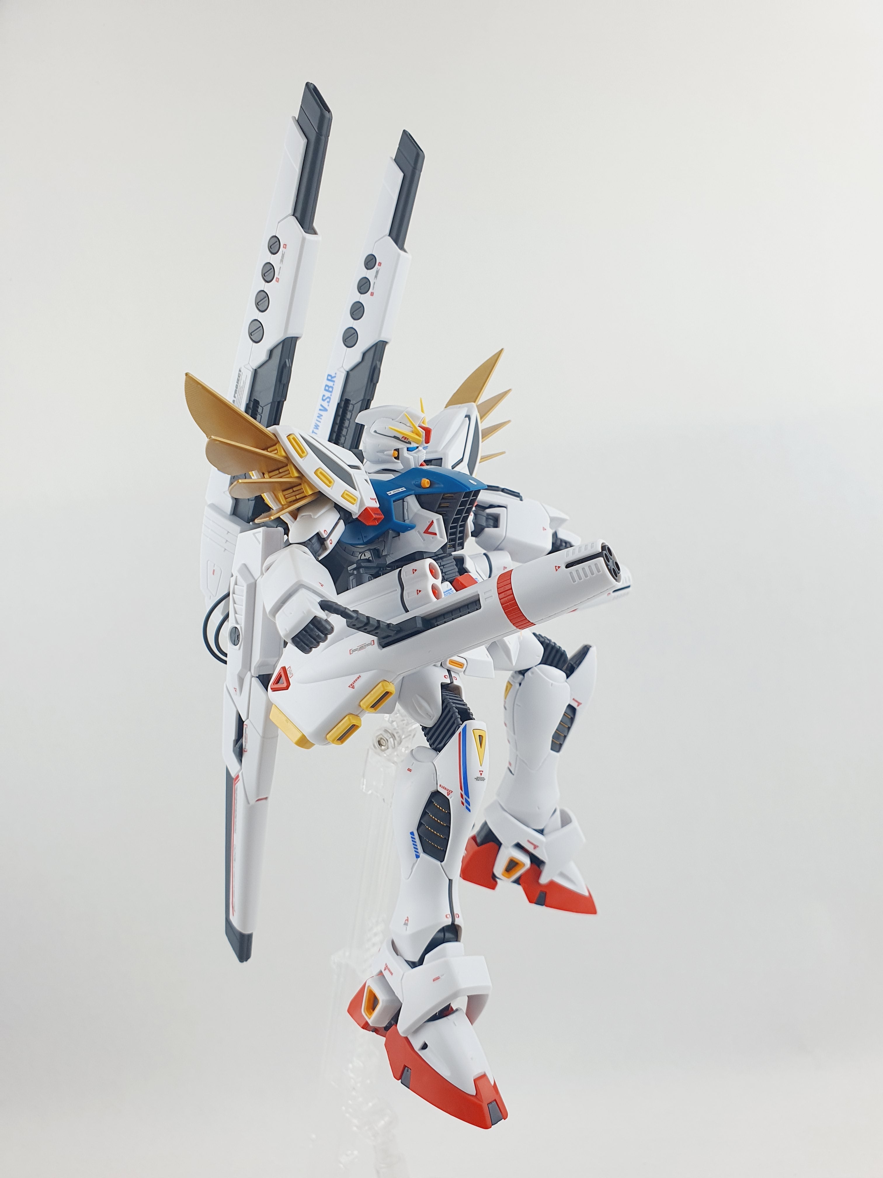 Delpi Decal (ดีคอลน้ำ) MG F91 TWIN V.S.B.R. & BACK CANNON Delpi Decal
