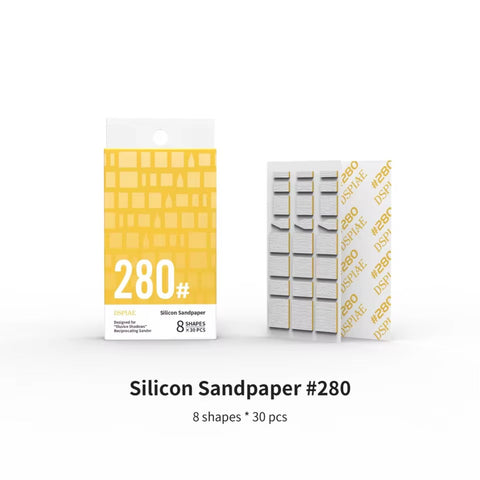 (New) Silicon Sandpaper By DSPIAE กระดาษทรายสำหรับ ตะไบไฟฟ้าไร้สาย รุ่นโปร Dspiae