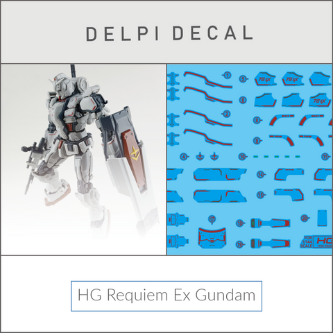 Delpi Water Decal (ดิแคลน้ำ) HG Requiem Ex Gundam