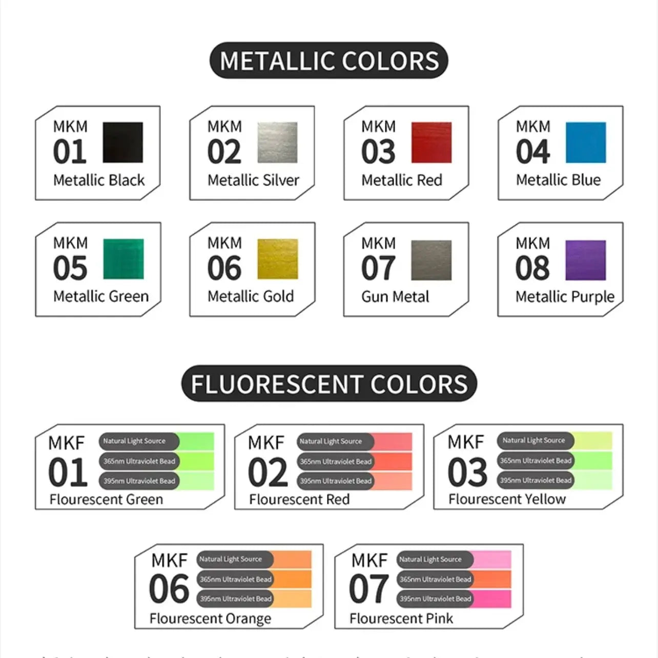 Soft Tip Acrylic Marker By DSPIAE ปากกาสี (Metallic & Fluorescent Colors) Dspiae