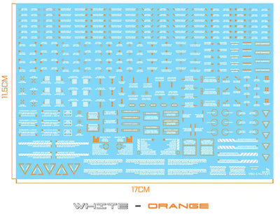 Delpi Water Decal (ดิแคลน้ำ) 1/60 Mechanical Caution Delpi Decal