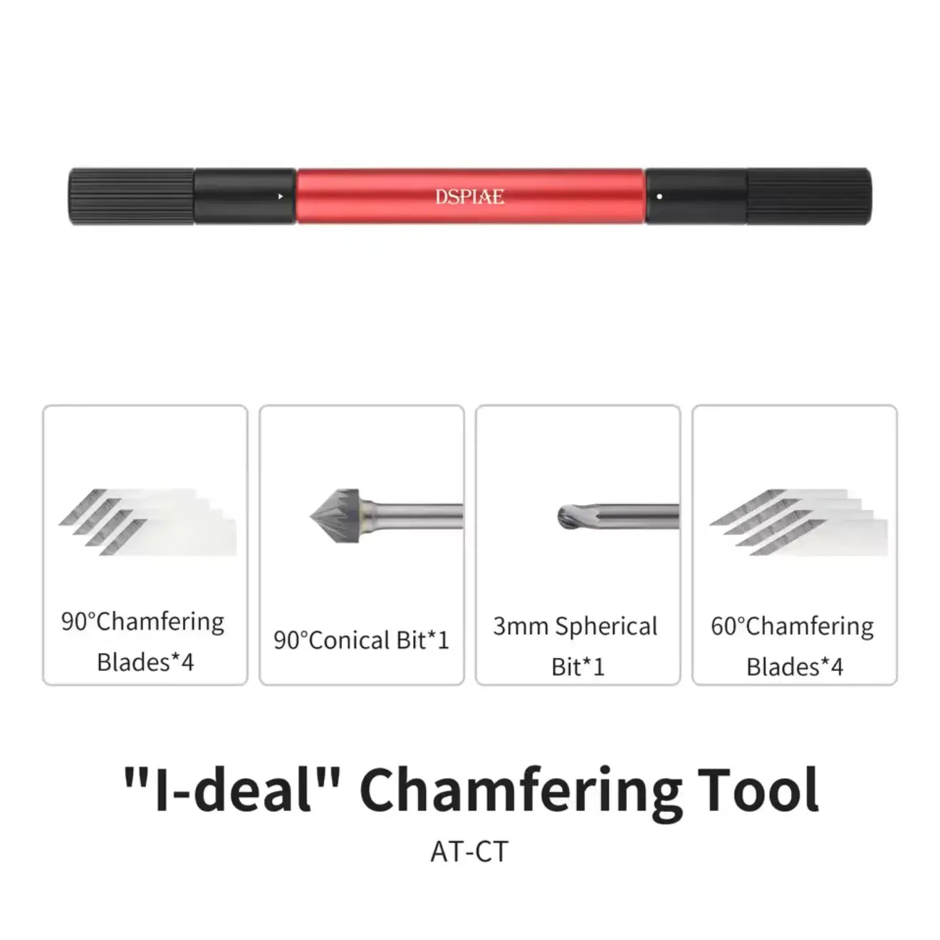 (New) "I-deal" Chamfering Tool By DSPIAE ปากกาลบคมมุมอเนกประสงค์ (ชุดเริ่มต้น) Dspiae