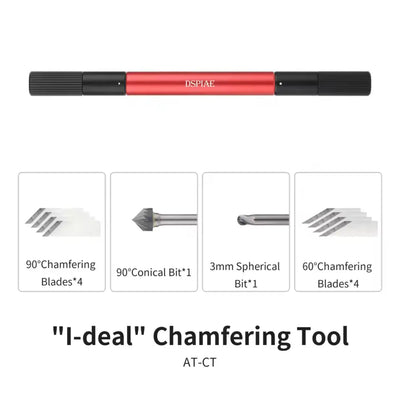 (New) "I-deal" Chamfering Tool By DSPIAE ปากกาลบคมมุมอเนกประสงค์ (ชุดเริ่มต้น) Dspiae