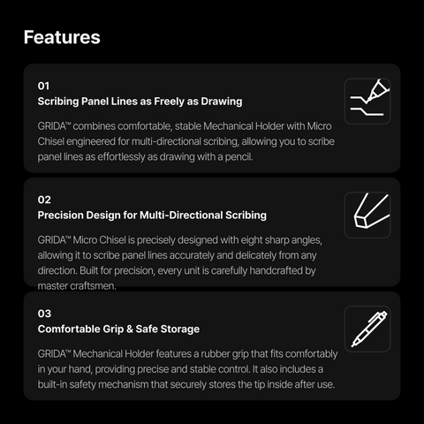 (Renew) GRIDA By GUNPRIMER ปากกาย้ำลาย Panel Line Gunprimer