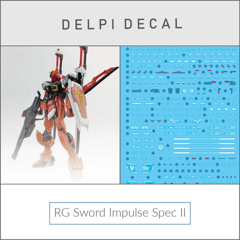 Delpi Decal (ดีคอลน้ำ) RG Sword Impulse Spec II Delpi Decal