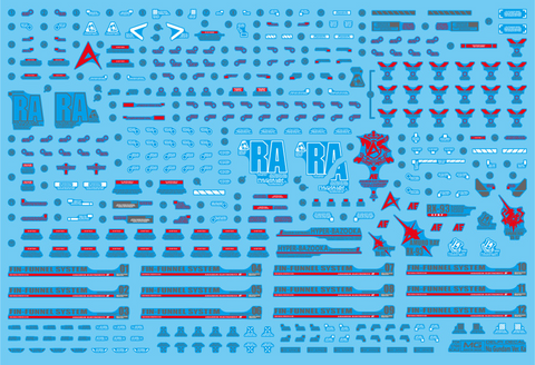 Delpi Water Decal (ดิแคลน้ำ) MG RX-93 V Ver.Ka Gundam