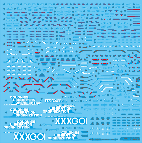 Delpi Water Decal (ดิแคลน้ำ) MG Wing Ver.Ka Gundam