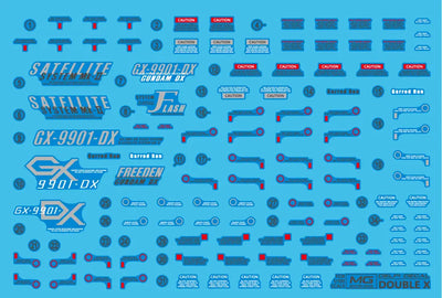 Delpi Water Decal (ดิแคลน้ำ) MG Double X Gundam Delpi Decal