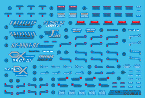 [Delpi] Water Decal [MG] Double