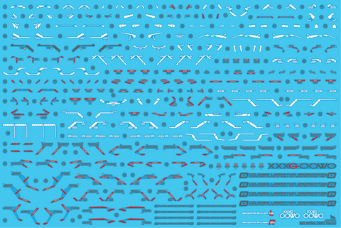 Delpi Water Decal (ดิแคลน้ำ) MG Wing Zero EW Ver.Ka Gundam