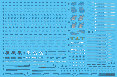 Delpi Water Decal (ดิแคลน้ำ) MGEX Strike Freedom Gundam Delpi Decal