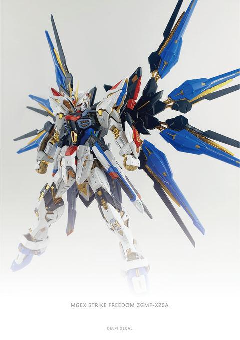 Delpi Water Decal (ดิแคลน้ำ) MGEX Strike Freedom Gundam