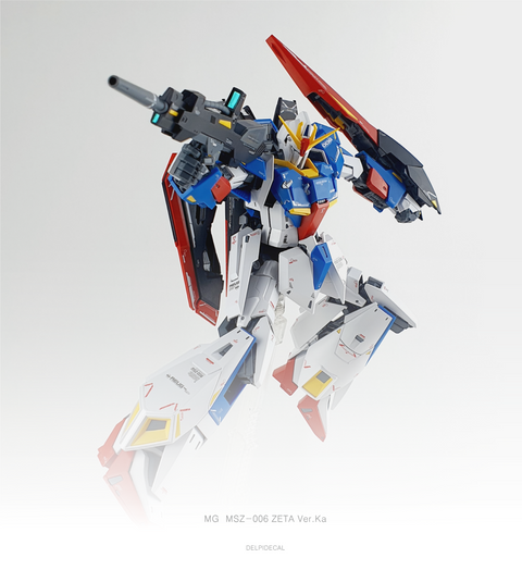 Delpi Water Decal (ดิแคลน้ำ) MG Zeta Ver.Ka Gundam