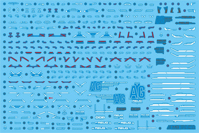 Delpi Water Decal (ดิแคลน้ำ) MG Zeta Ver.Ka Gundam Delpi Decal