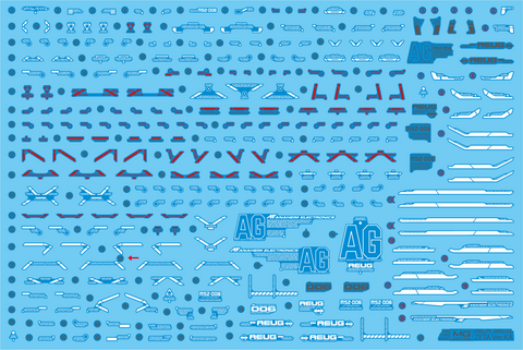 Delpi Water Decal (ดิแคลน้ำ) MG Zeta Ver.Ka Gundam