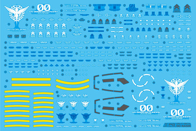 Delpi Water Decal (ดิแคลน้ำ) PG OO Raiser Gundam Delpi Decal