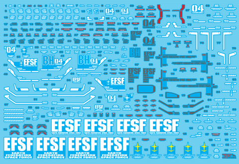 Delpi Water Decal (ดิแคลน้ำ) MG FA-78 Full Armor Ver.Ka Gundam