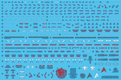 Delpi Water Decal (ดิแคลน้ำ) MG RX-93-2 Hi-V Ver.Ka Gundam