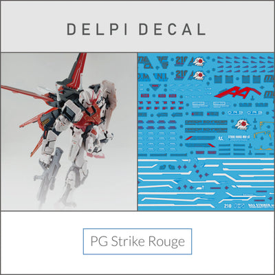 Delpi Water Decal (ดิแคลน้ำ) PG Strike Rouge Gundam Delpi Decal