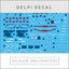 Delpi Decal (ดีคอลน้ำ) MG BLAZE ZAKU PHANTOM Delpi Decal