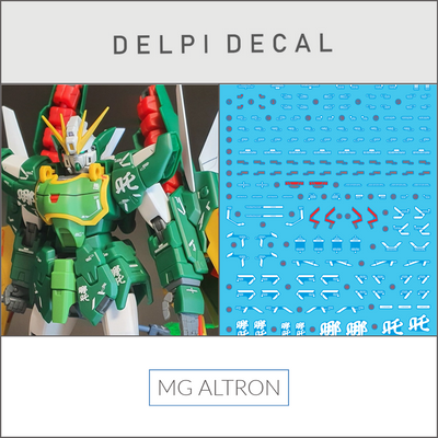 Delpi Decal (ดีคอลน้ำ) MG ALTRON Delpi Decal