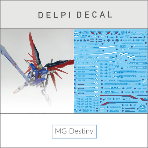 Delpi Water Decal (ดิแคลน้ำ) MG Destiny Gundam