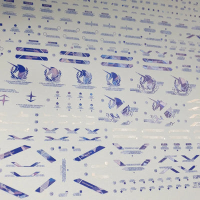Delpi Water Decal (ดิแคลน้ำ) PG Unicorn Perfectibility Gundam Delpi Decal