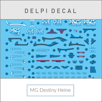 Delpi Decal (ดีคอลน้ำ) MG Destiny Heine Delpi Decal