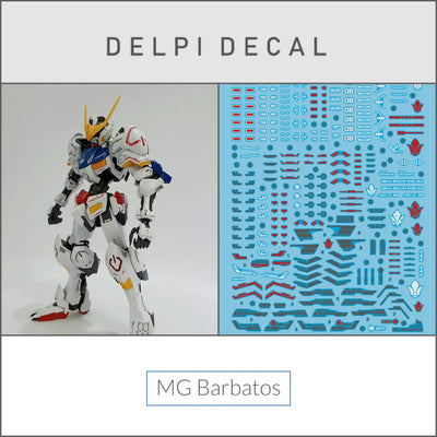 Delpi Water Decal (ดิแคลน้ำ) MG Barbatos Gundam Delpi Decal