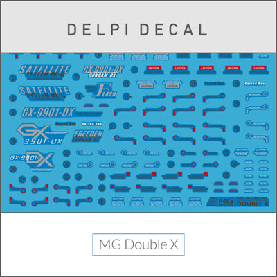 Delpi Water Decal (ดิแคลน้ำ) MG Double X Gundam Delpi Decal