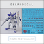 Delpi Water Decal (ดิแคลน้ำ) MG RX-93-2 Hi-V Ver.Ka Gundam