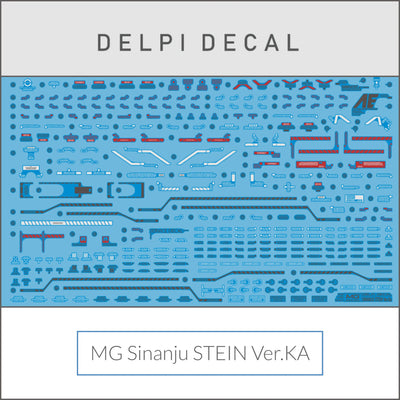 Delpi Water Decal (ดิแคลน้ำ) MG Sinanju STEIN Ver.Ka Delpi Decal