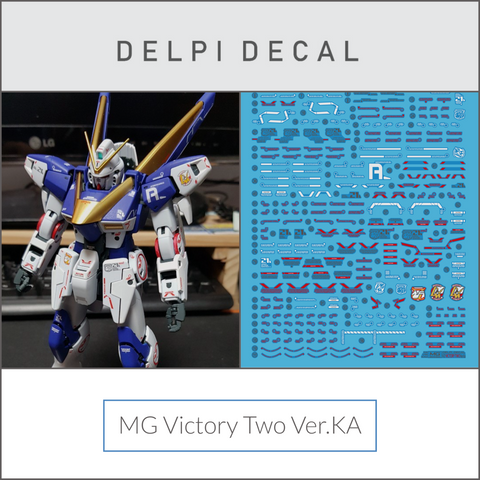 Delpi Water Decal (ดิแคลน้ำ) MG Victory Two Ver.Ka Gundam