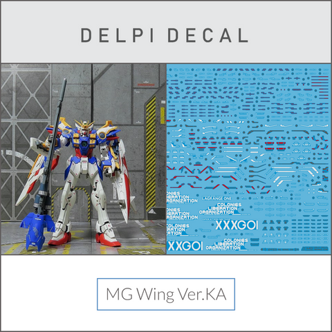 Delpi Water Decal (ดิแคลน้ำ) MG Wing Ver.Ka Gundam