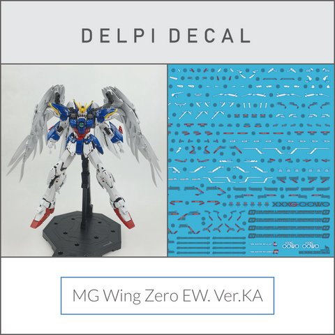 Delpi Water Decal (ดิแคลน้ำ) MG Wing Zero EW Ver.Ka Gundam