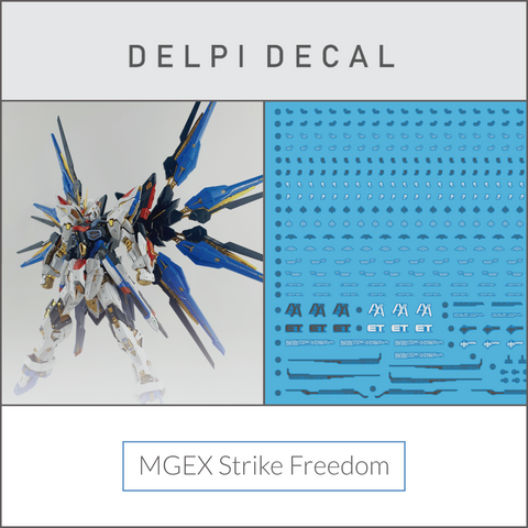 Delpi Water Decal (ดิแคลน้ำ) MGEX Strike Freedom Gundam