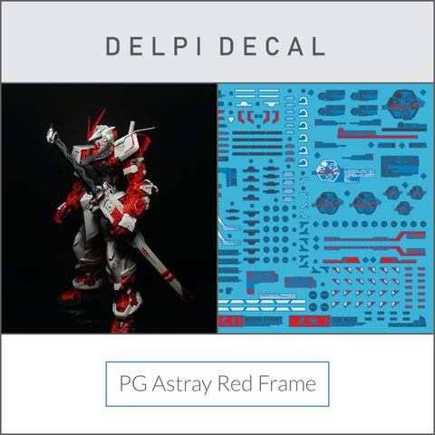 Delpi Water Decal (ดิแคลน้ำ) PG Astray Red Frame Gundam