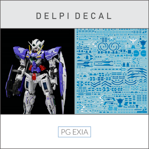 Delpi Water Decal (ดิแคลน้ำ) PG EXIA Gundam