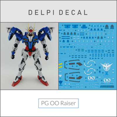 Delpi Water Decal (ดิแคลน้ำ) PG OO Raiser Gundam Delpi Decal