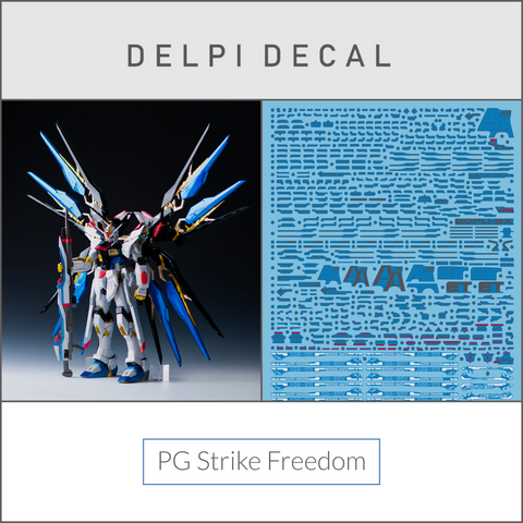 Delpi Water Decal (ดิแคลน้ำ) PG Strike Freedom Gundam