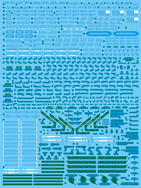 Delpi Water Decal (ดิแคลน้ำ) PG Unicorn Final Battle Ver. Gundam (Holo)