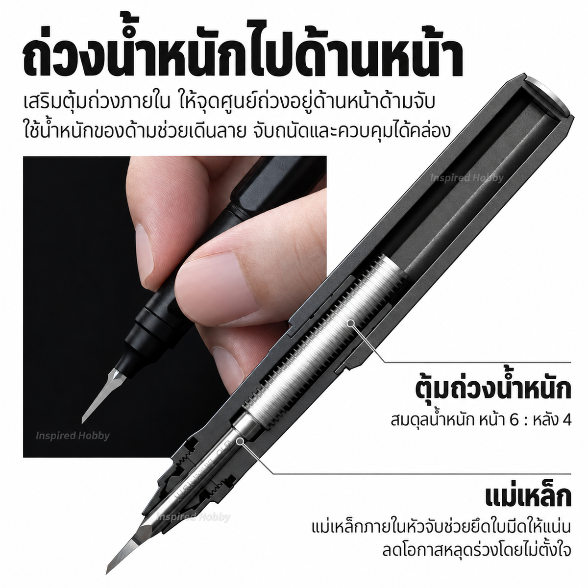 DSPIAE ชุดมีดเดินลาย X Nazca Limited สำหรับกันพลา/โมเดล Scribing Tools X Nazca Dspiae