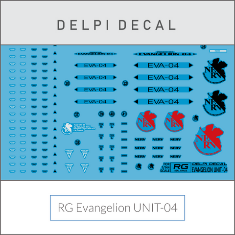 Delpi Water Decal (ดิแคลน้ำ) RG Evangelion Unit-04