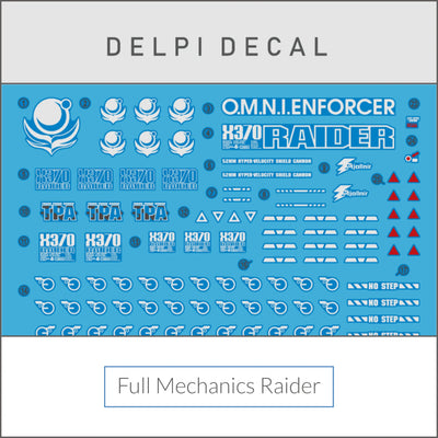 Delpi Water Decal (ดิแคลน้ำ) FM Raider Gundam Delpi Decal