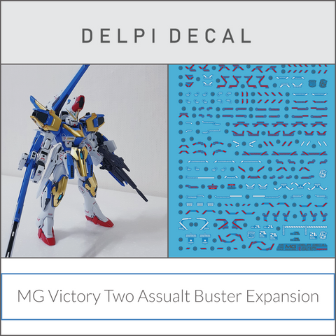 Delpi Water Decal (ดิแคลน้ำ) MG Victory Two Assault Buster Expansion Gundam