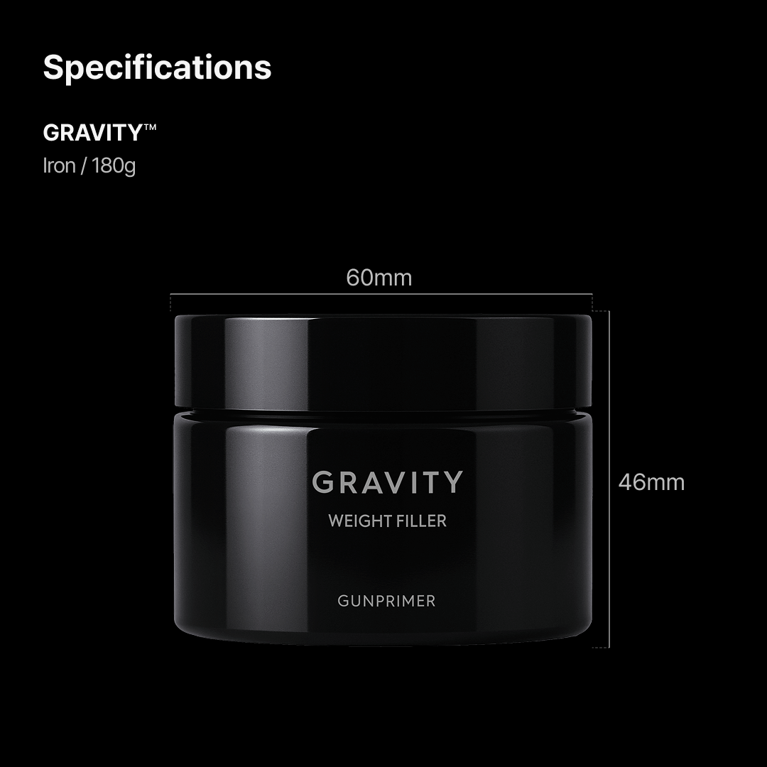 GRAVITY By GUNPRIMER Weight Filler ฟิลเลอร์เพิ่มน้ำหนัก โมเดลพลาสติก / กันพลา Gunprimer